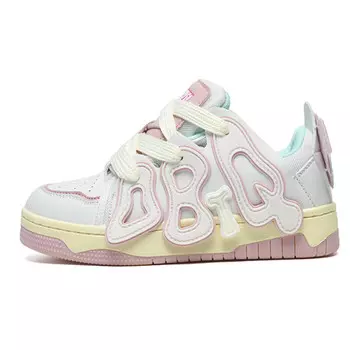 Кроссовки Anime story Skateboarding Shoes Women's Low-top, цвет Cherry Blossom Pink