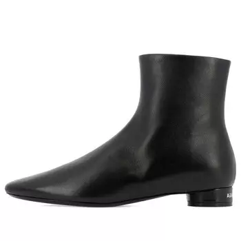 Кроссовки ankle boots 'black leather' Balenciaga, черный