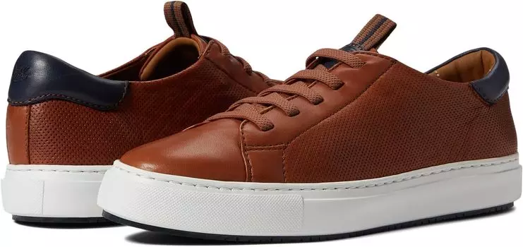 Кроссовки Anson Lace To Toe Johnston & Murphy Collection, цвет Cognac Sheepskin