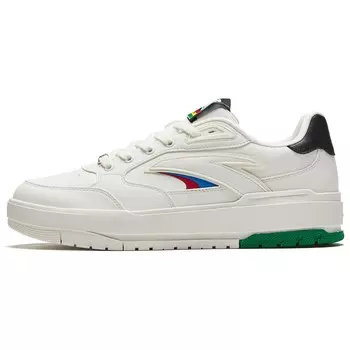 Кроссовки ANTA 982 Skateboarding Shoes Women's Low-top Ivory White/base Black, слоновая кость/черный
