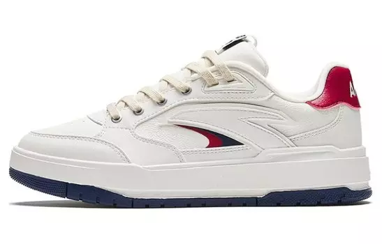 Кроссовки ANTA 982 Skateboarding Shoes Women's Low-top White/Red, белый/красный