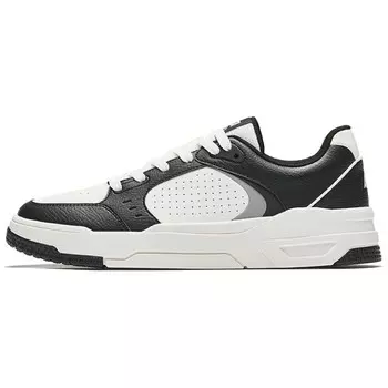 Кроссовки ANTA 982GZ Skateboarding Shoes Men Low-top Ivory/Black, слоновая кость/черный