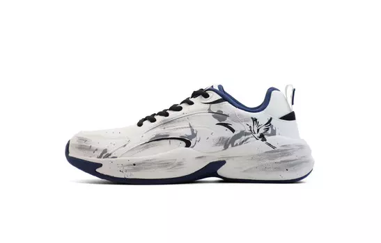 Кроссовки ANTA ACE Chunky Sneakers Men Low-top White/Blue, белый/синий