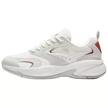 Кроссовки ANTA ACE Chunky Sneakers Men Low-top Ivory/Basic Black/Rose Maroon, слоновая кость/черный