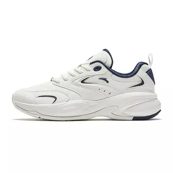 Кроссовки ANTA ACE Lifestyle Shoes Women's Low-top Aqua Blue, слоновая кость