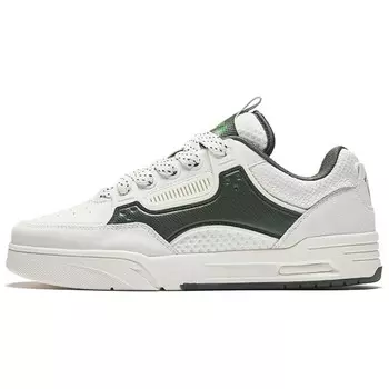 Кроссовки ANTA AOJIE Skateboarding Shoes Men Low-top White/Green, зеленый