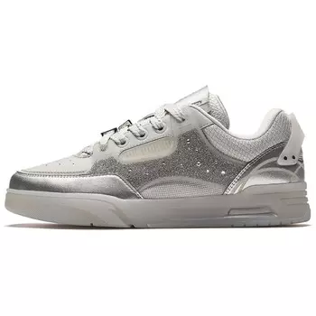 Кроссовки ANTA AOJIE Skateboarding Shoes Women's Low-top Silver/Gray, серый