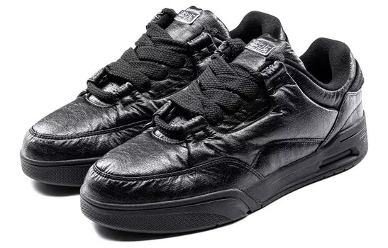 Кроссовки ANTA AOJIE Skateboarding Shoes Women's Low-top Black, черный
