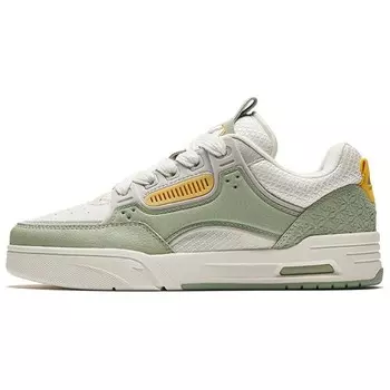 Кроссовки ANTA AOJIE Skateboarding Shoes Women's Low-top Glazed Green/ivory White, зеленый