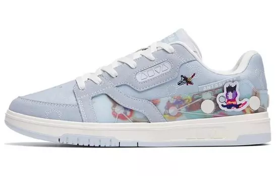 Кроссовки ANTA AOYU Skateboarding Shoes Unisex Low-top White/Blue, белый/синий