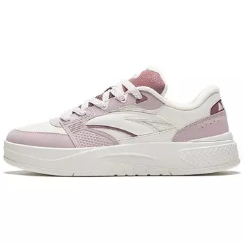 Кроссовки ANTA Arrogant Travel Skateboarding Shoes Women's Low-top White/Pink, розовый