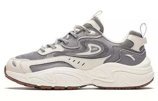 Кроссовки ANTA C37 Series Lifestyle Shoes Men Low-top Gray, белый/серый