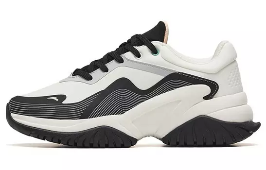 Кроссовки ANTA Casual Shoes Women's Low-Top Ivory White/Black