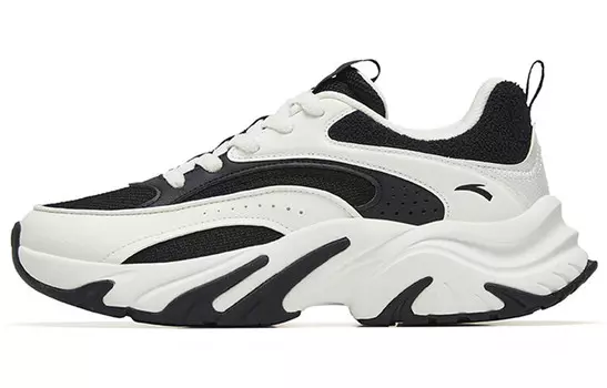 Кроссовки ANTA Casual Shoes Women's Low-Top Black Ivory White