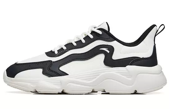 Кроссовки ANTA Casual Shoes Women's Low-Top Black Ivory White