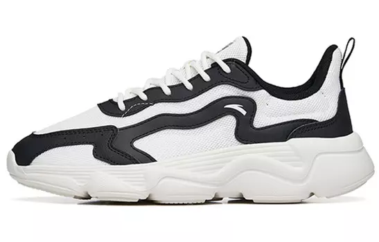 Кроссовки ANTA Casual Shoes Women's Low-Top Ivory White/Black