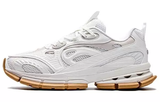 Кроссовки ANTA Champion All Weather Series Lifestyle Shoes Men Low-top Pure White/papyrine, белый