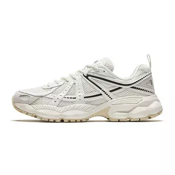 Кроссовки ANTA Champion Series Lifestyle Shoes Men Low-top Ivory White/base Black, слоновая кость/черный