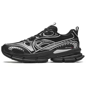 Кроссовки ANTA Champion Series Lifestyle Shoes Men Low-top Black/Silver, черный/серебряный