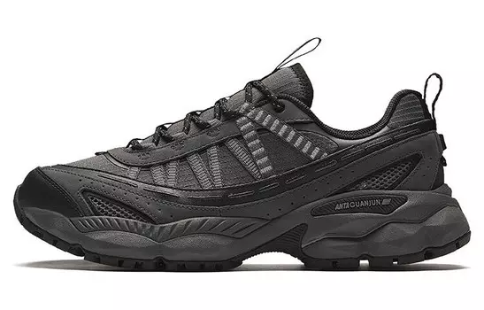 Кроссовки ANTA Champion Series Lifestyle Shoes Men Low-top Black, черный