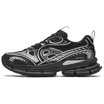 Кроссовки ANTA Champion Series Lifestyle Shoes Women's Low-top Black/Silver, черный/серебряный