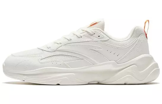 Кроссовки ANTA Chaobai Gz Lifestyle Shoes Women's Low-top White/Orange, белый/оранжевый