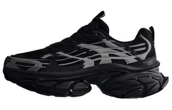 Кроссовки ANTA Chunky Sneakers Men Low-top Base Black/Silver, черный
