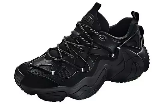 Кроссовки ANTA Chunky Sneakers Men Low-top Black, черный