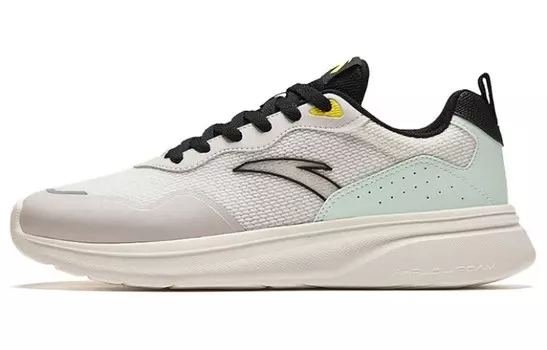 Кроссовки ANTA Chunky Sneakers Men Low-top Ivory White/once Gray/cool Green, слоновая кость/зеленый