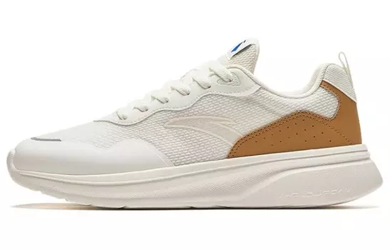Кроссовки ANTA Chunky Sneakers Men Low-top Ivory White/light Brown, коричневый