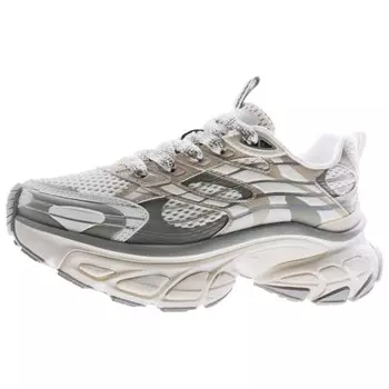 Кроссовки ANTA Chunky Sneakers Men Low-top Silver Gray, серый