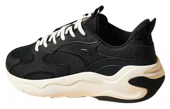 Кроссовки ANTA Chunky Sneakers Men Low-top Black, черный