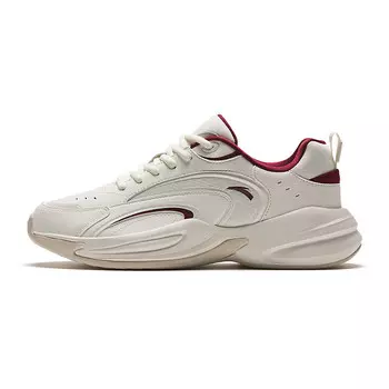 Кроссовки ANTA Chunky Sneakers Men Low-top White/Red, белый/красный