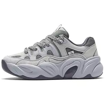 Кроссовки ANTA Chunky Sneakers Women's Low-top Light Ash Gray / Mica Gray / Brocade Gray, светло-серый