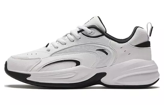 Кроссовки ANTA Chunky Sneakers Women's Low-top White/Black, белый/черный