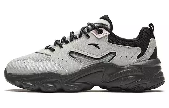 Кроссовки ANTA Chunky Sneakers Women's Low-top, серый/черный