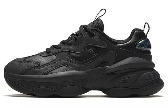 Кроссовки ANTA Chunky Sneakers Women's Low-top Black, черный