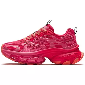 Кроссовки ANTA Chunky Sneakers Women's Low-top Akane Crimson/Cyclamen Pink, розовый