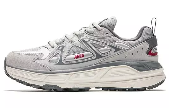 Кроссовки ANTA Engine Lifestyle Shoes Men Low-top Silver, серебряный