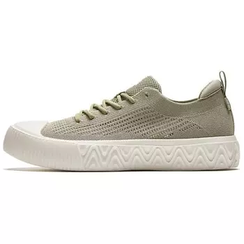 Кроссовки ANTA Flyknit Skateboarding Shoes Men Low-top Rinse Green, зеленый