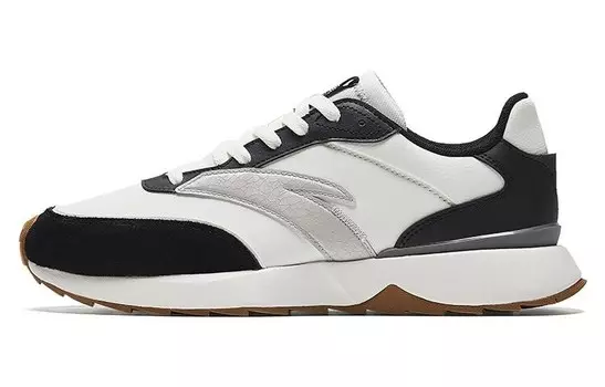 Кроссовки ANTA HERITAGE Lifestyle Shoes Men Low-top White/Black/Gray, белый/черный