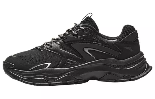 Кроссовки ANTA Hot Chunky Sneakers Men Low-top Black, черный