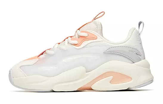 Кроссовки Anta kids Bastard Kids Lifestyle Shoes GS Low-top Ivory White/ice Pink Purple