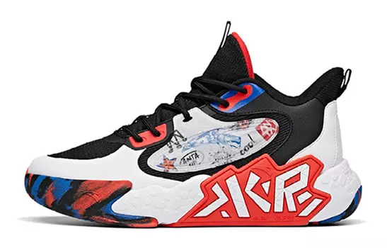 Кроссовки Anta kids Kids Lifestyle Shoes GS Mid-top Black/white/red/blue