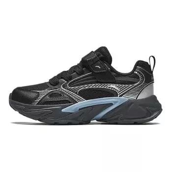 Кроссовки Anta kids Kids Lifestyle Shoes GS Low-top Black/Silver, черный/серебряный