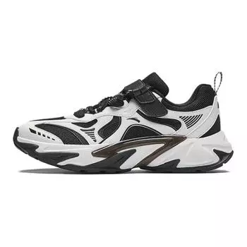 Кроссовки Anta kids Kids Lifestyle Shoes GS Low-top Black/White, черный/белый
