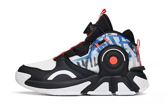 Кроссовки Anta kids Kids Lifestyle Shoes GS Low-top Black/white/red/silver