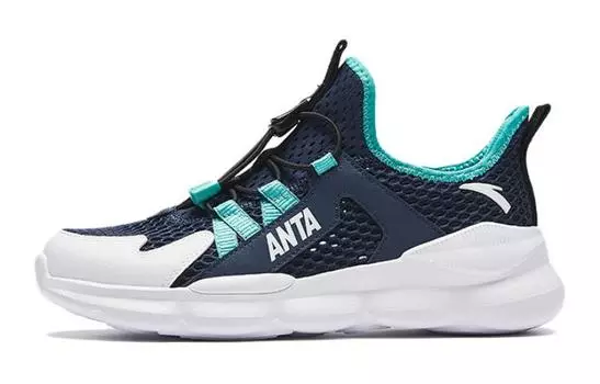 Кроссовки Anta kids Kids Lifestyle Shoes GS Low-top New Ink Blue, черный
