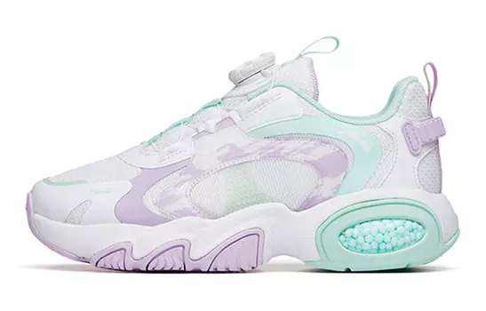 Кроссовки Anta kids Kids Lifestyle Shoes GS Low-top Anta White / Freshwater Green / Light Pink Purple