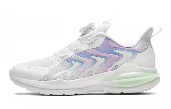Кроссовки Anta kids Kids Lifestyle Shoes GS Mid-top White/Purple, зеленый